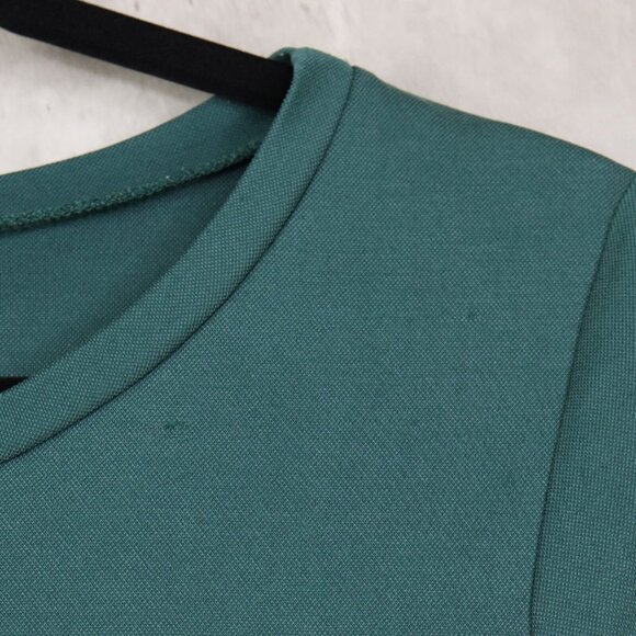Lulus T Shirt Dress‎ Womens Size Small Green Crew Neck Short Sleeve Knee Length - Picture 5 of 8